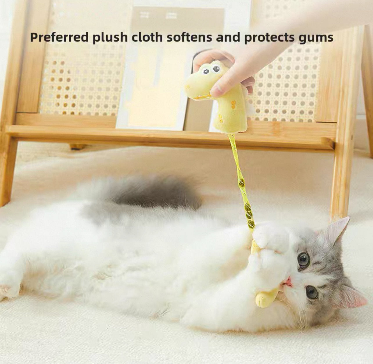 Peluche para gatos con relleno fruta de catnip