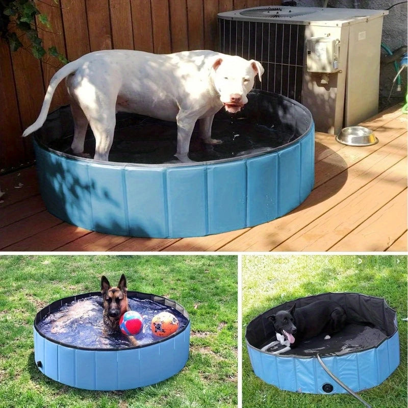 Piscina plegable para mascotas (Dos tamaños)