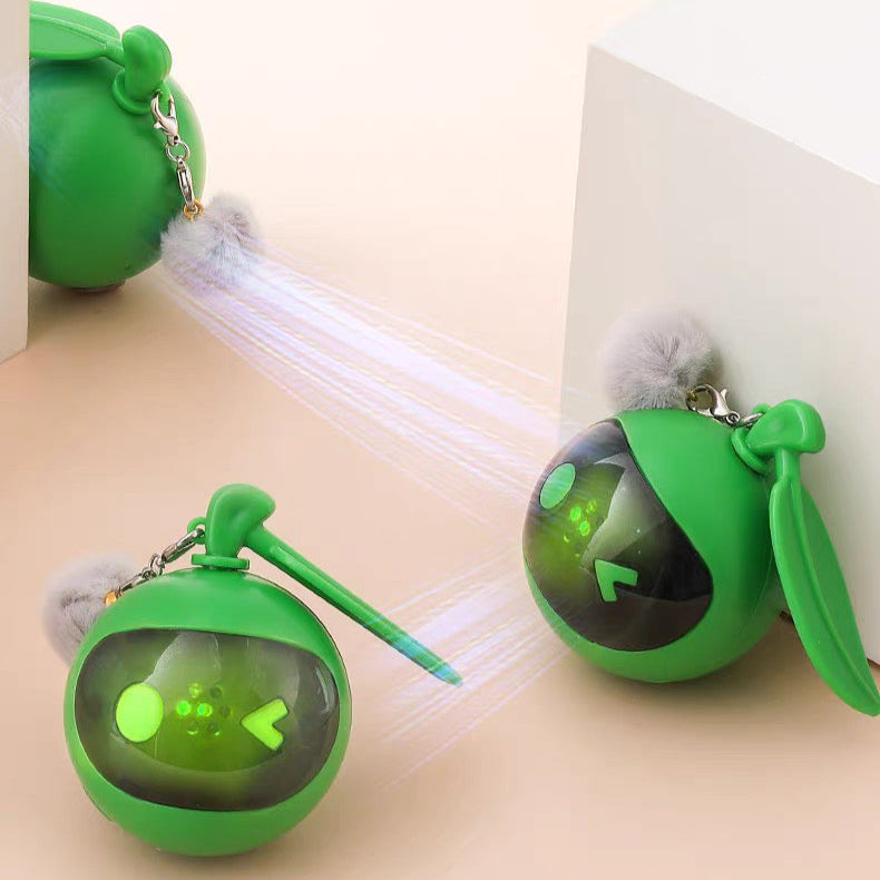 Pelota interactiva para gatos con sonido recargable