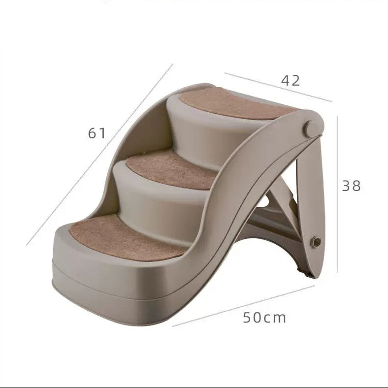 Escalera de plástico plegable para Mascotas