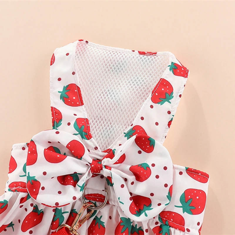 Pechera con lazo estilo floral #2 para mascotas