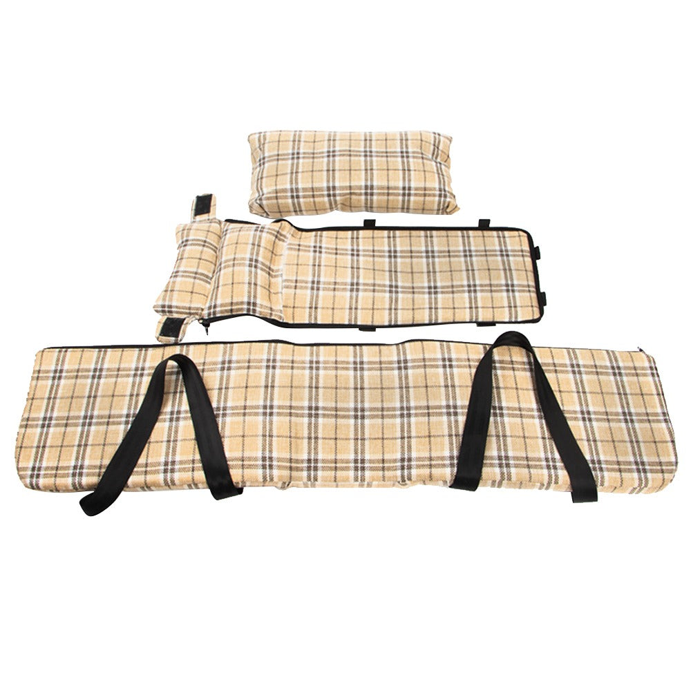 Asiento central diseño de rayas para mascotas pequeñas