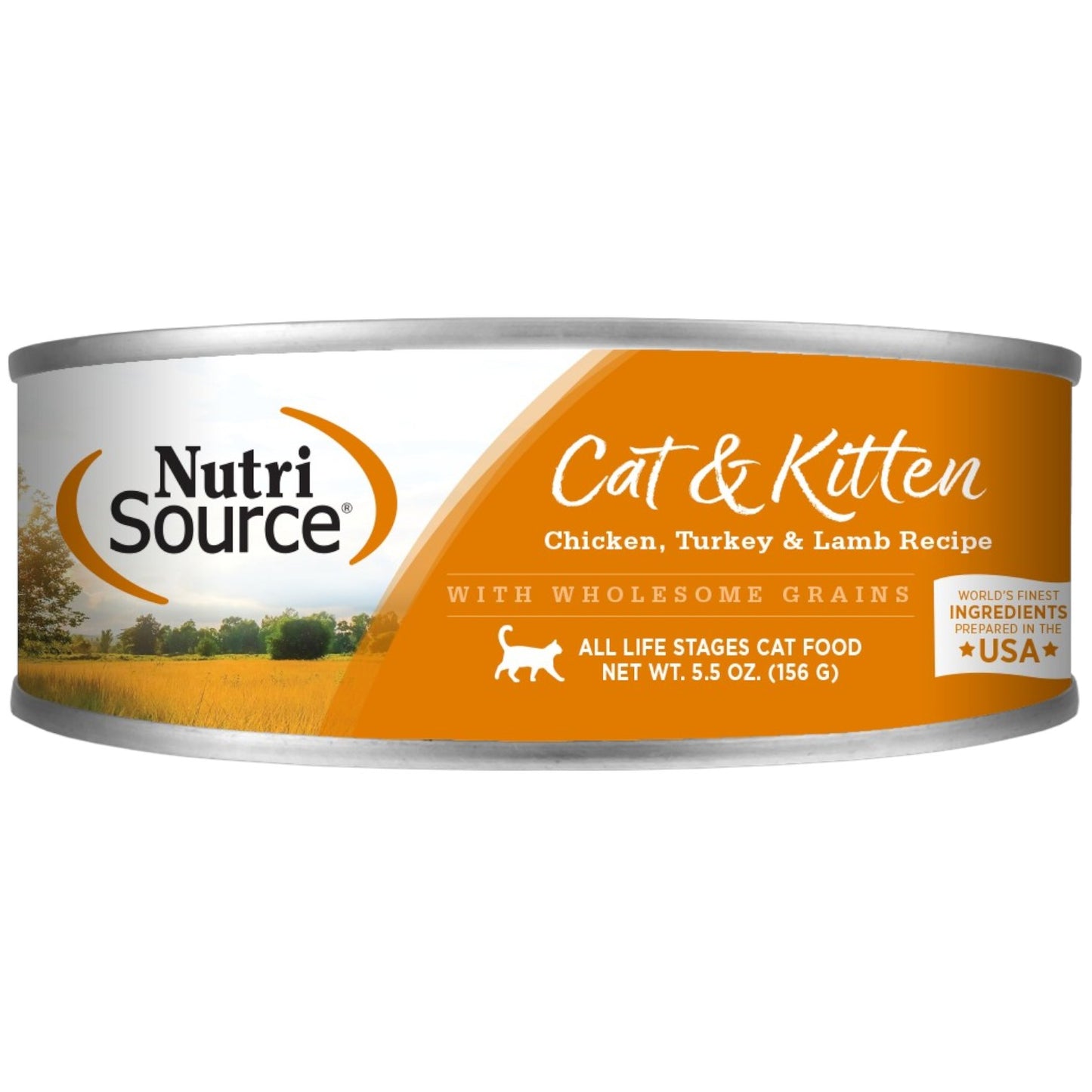 Comida Húmeda para Gato Nutri Source: Lata pollo, pavo y cordero 5,5 oz