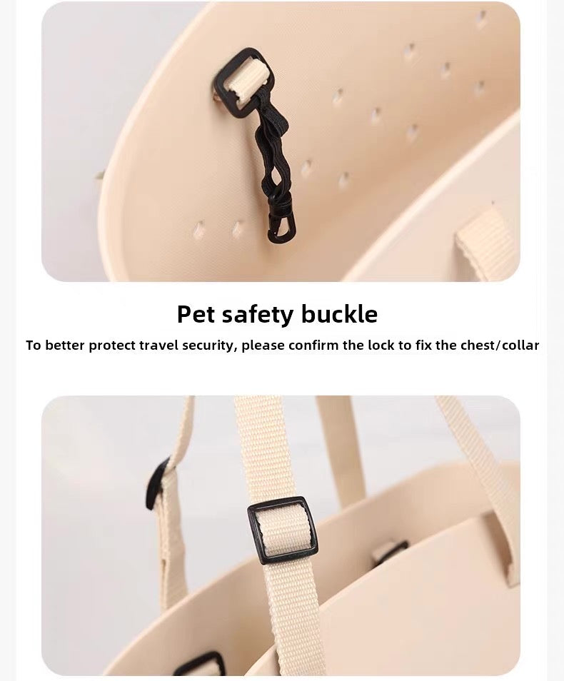 Bolso de hombro para mascotas de plástico hasta 8KG