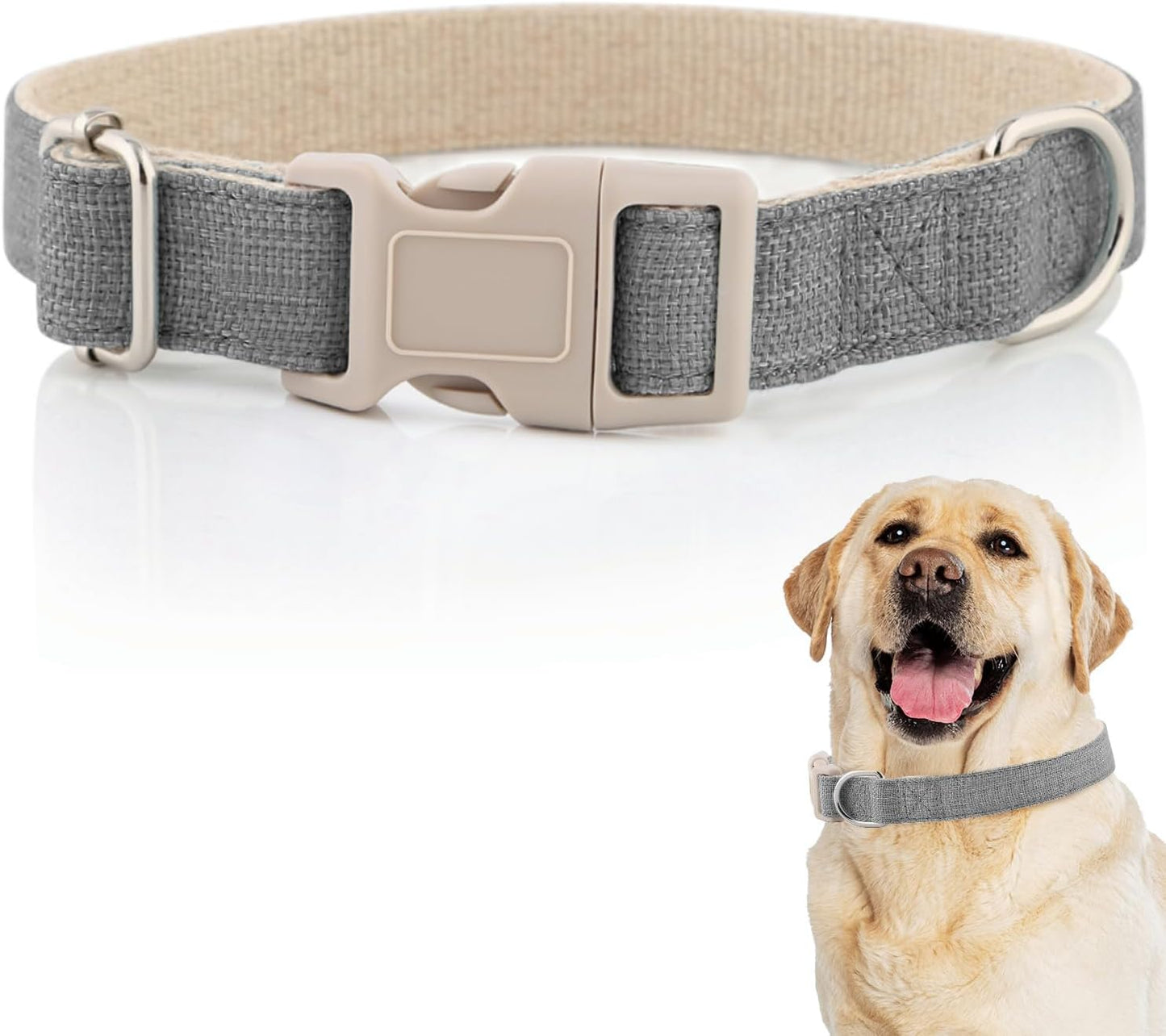Collar de tela ajustable