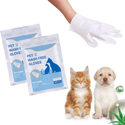 Toallas Húmedas estilo Guantes para limpieza corporal (6 unidades)