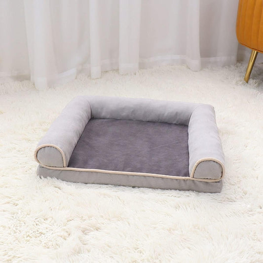 Cama ortopédica estilo C para perros grandes