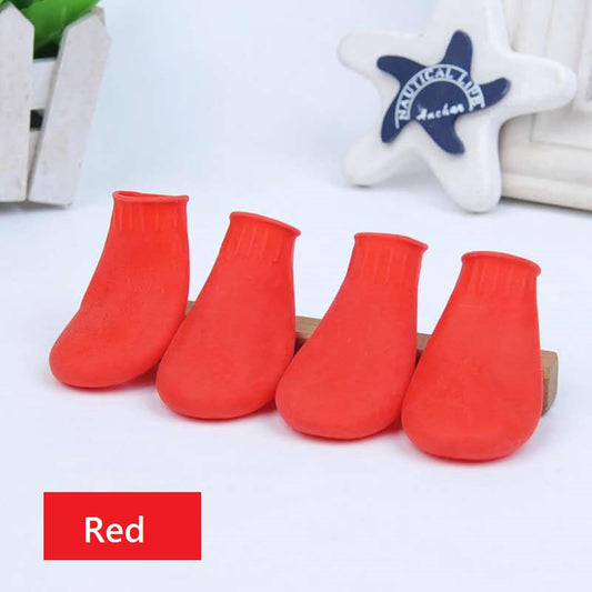 Zapatos de lluvia impermeables estilo globo para mascotas