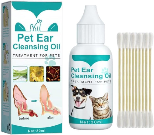 Aceite desodorante para orejas de mascotas 30ml