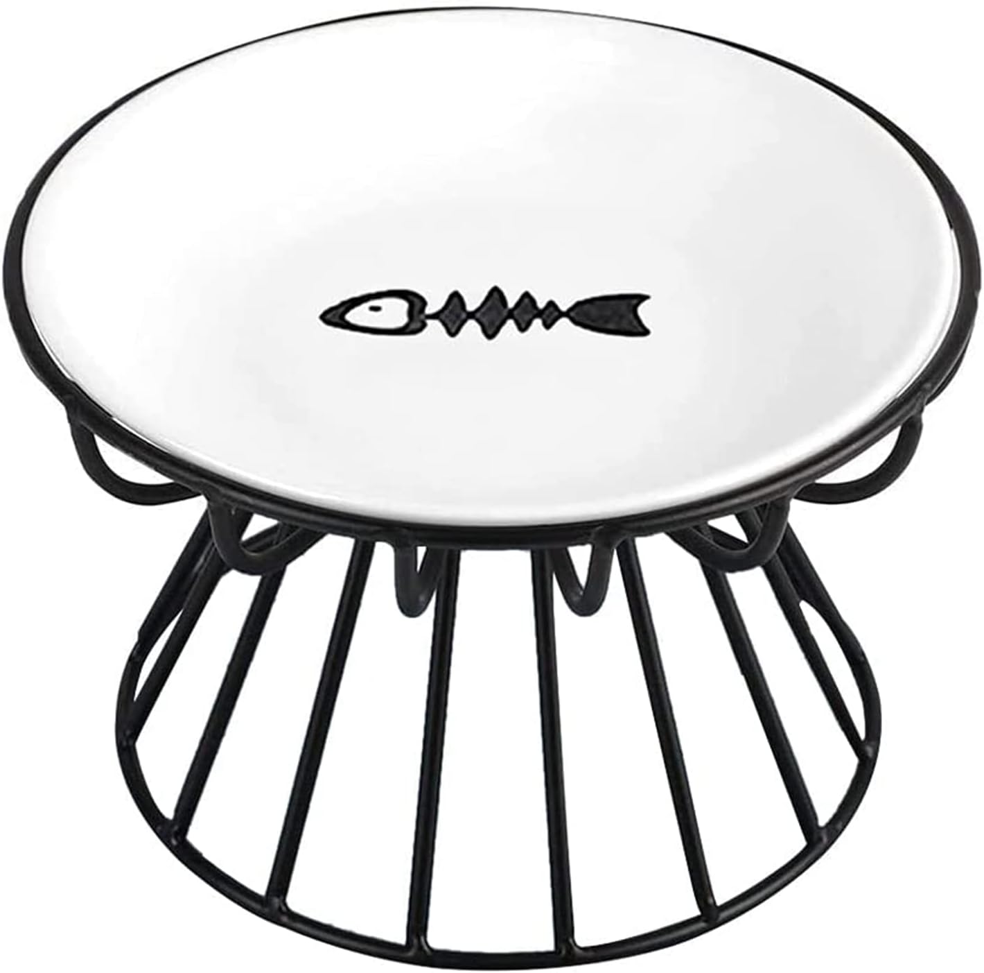 Plato de cerámica elevado