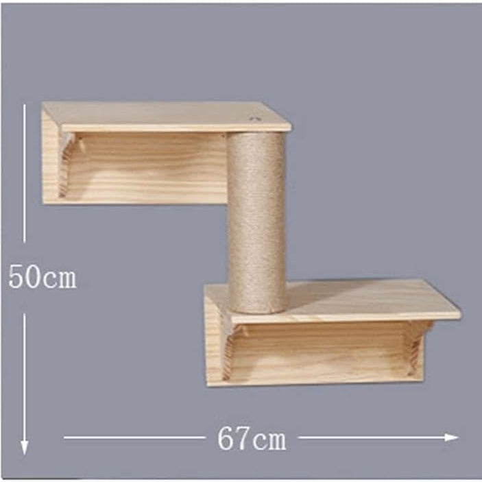 Villa de Gato para pared (Modelo-C)