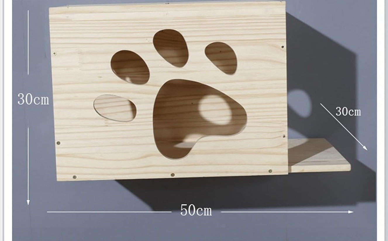 Villa de Gato para pared (Modelo-C)