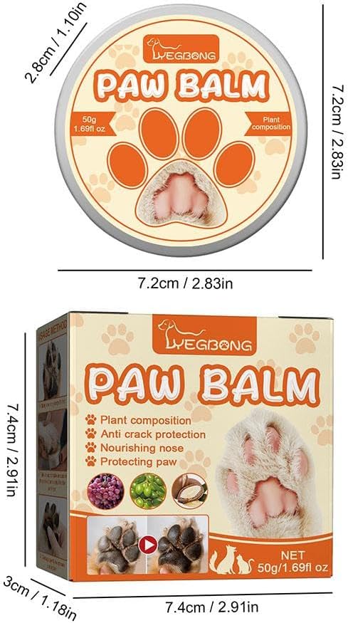 Bálsamo hidratante para patitas de perros y gatos 50gr