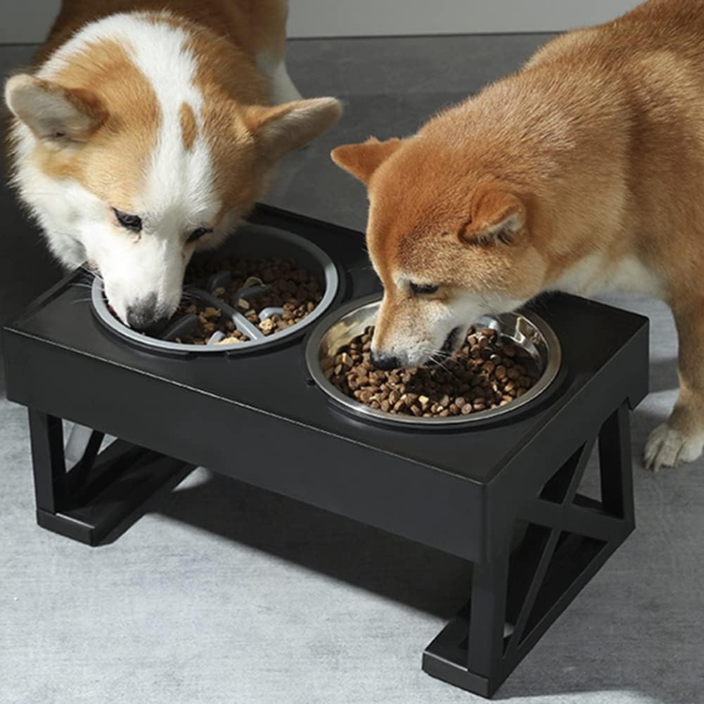 Comedero alto lento de 27.5cm de alto para perros Modelo #2