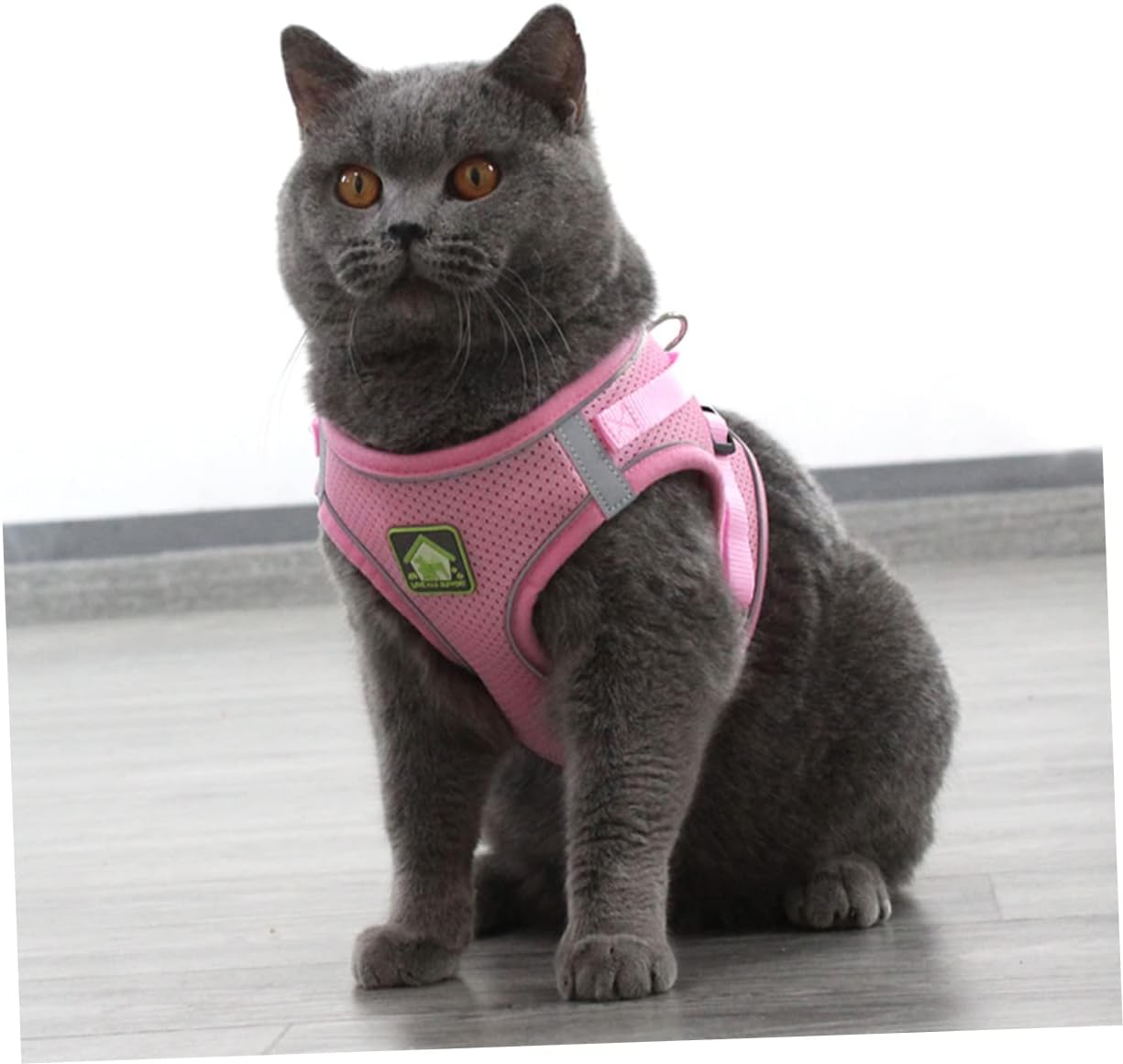 Pechera para gatos reflectante con tela transpirable