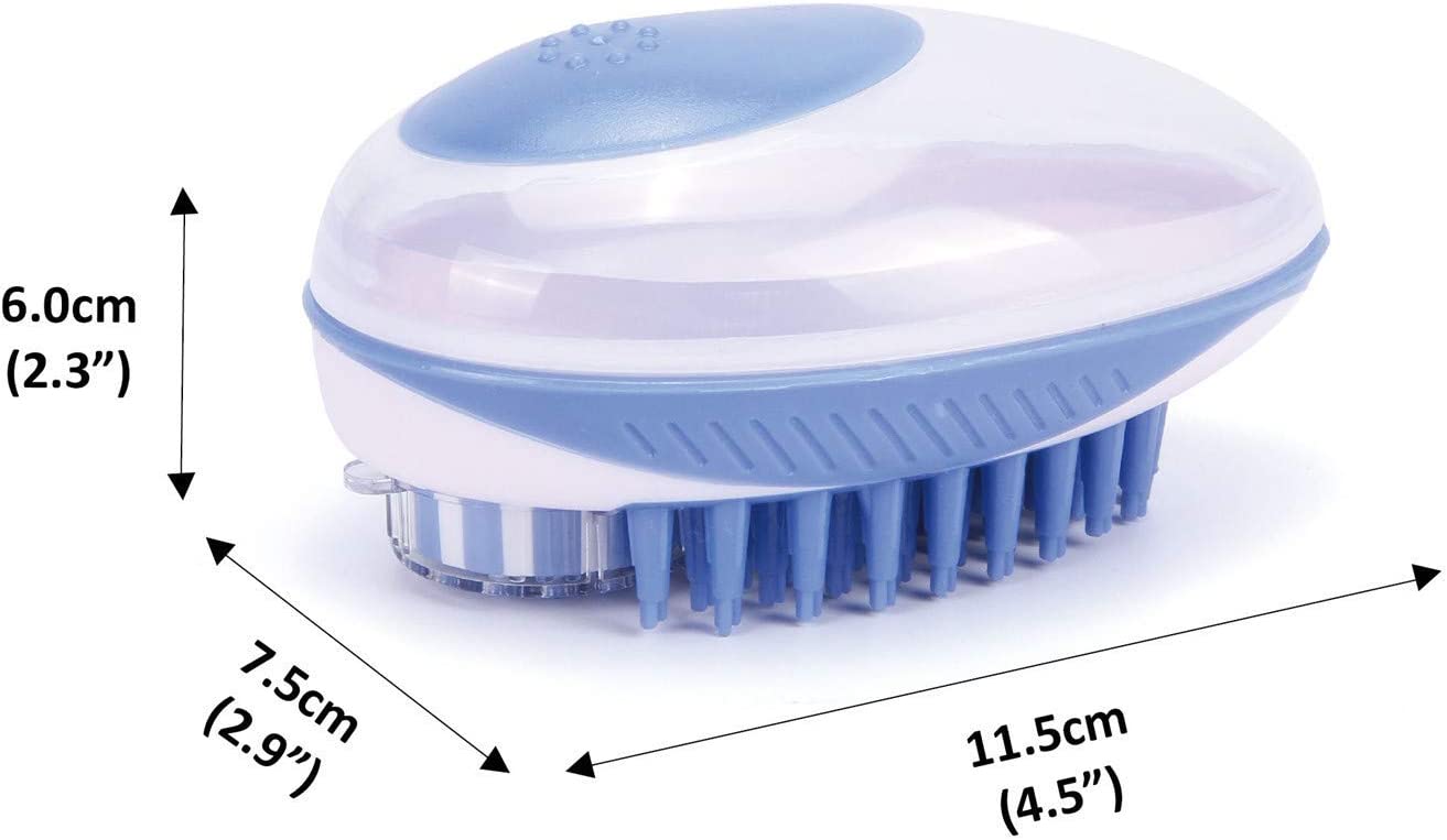 Cepillo de baño con colocación del liquido