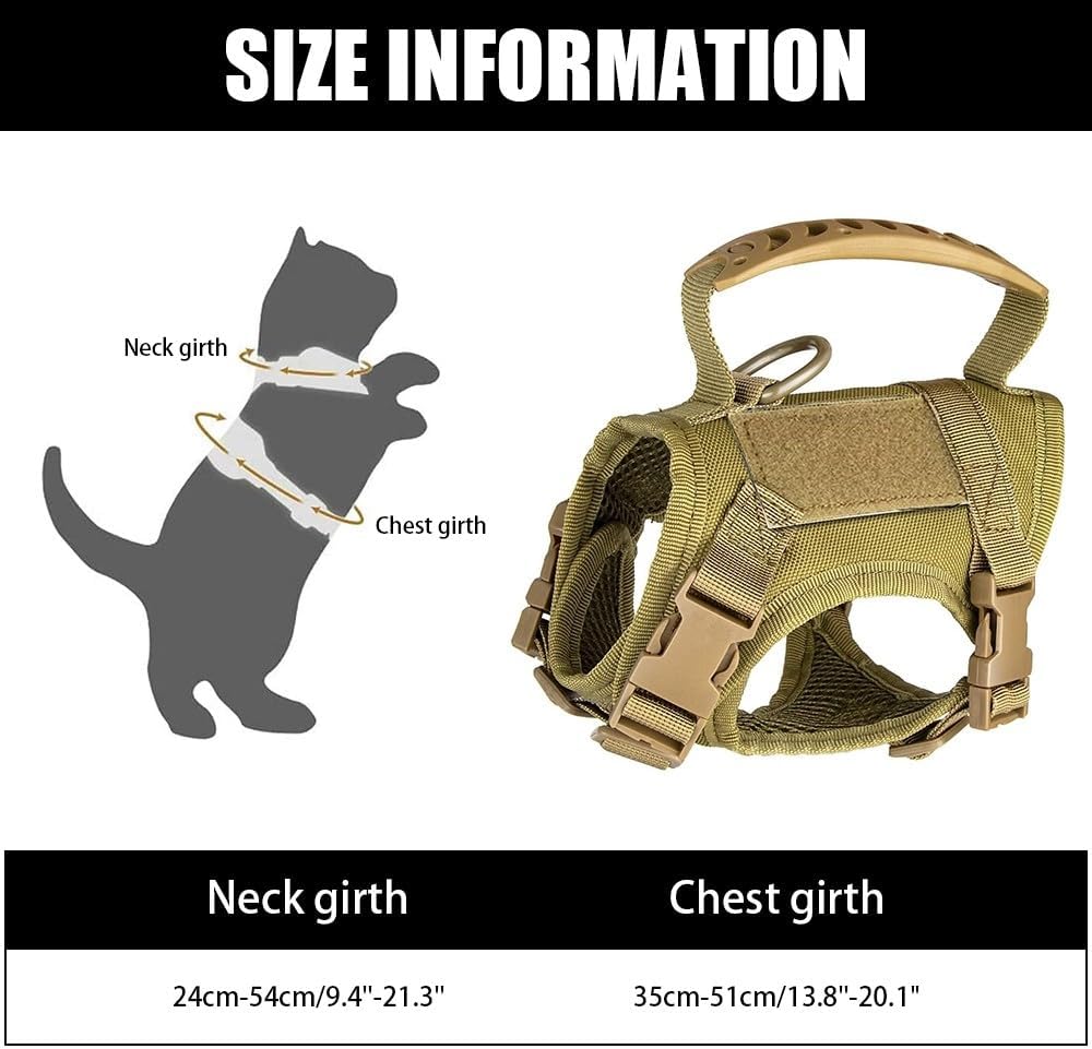 Pechera táctica para mascotas pequeñas