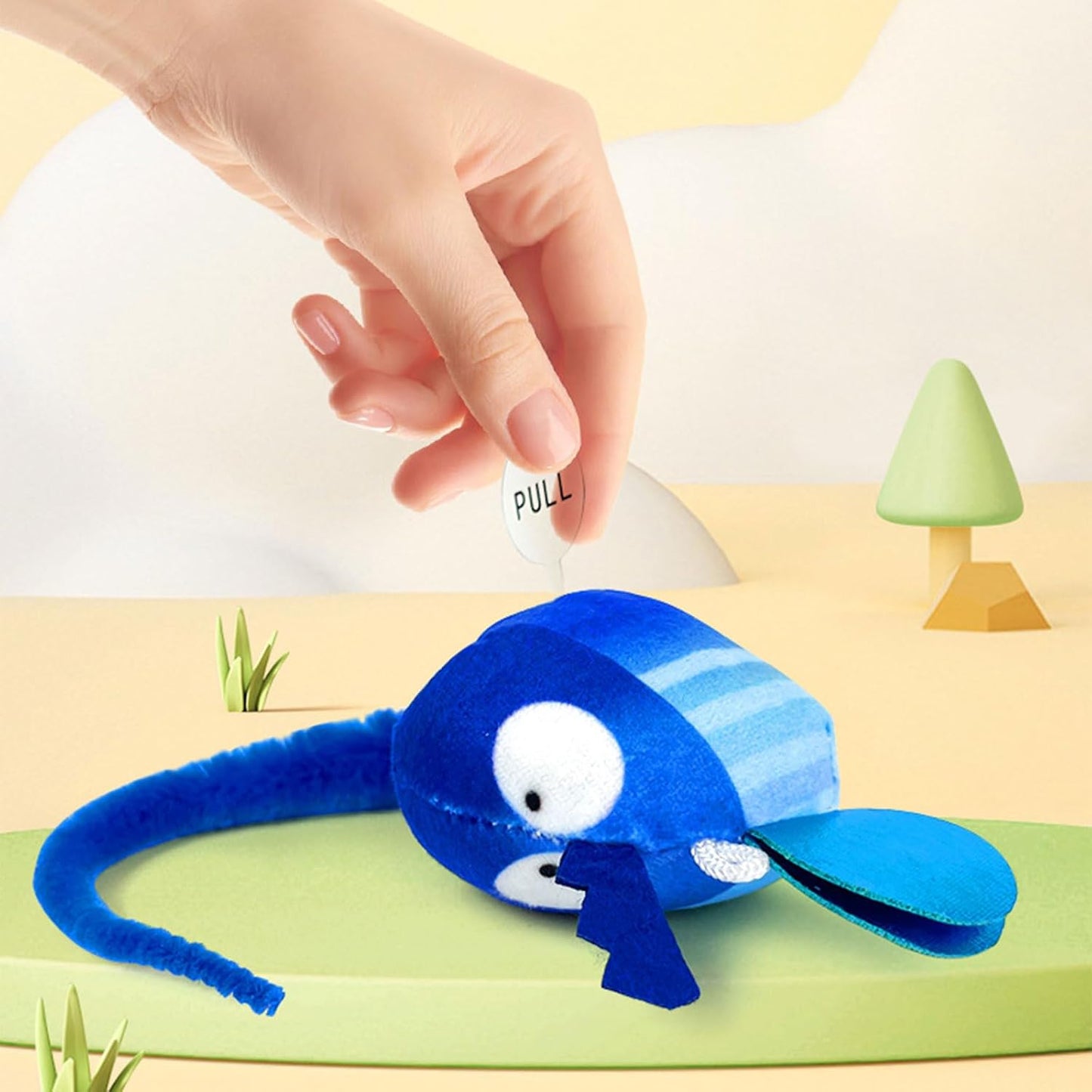 Juguete con Sonido y cuerda para gatos