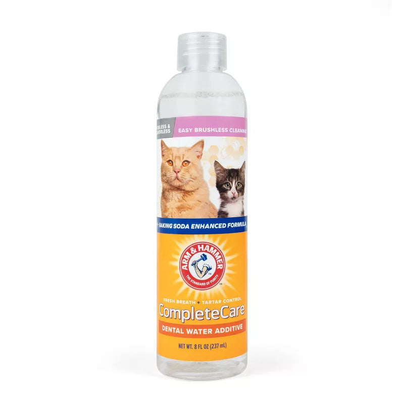 Enjuague dental para gato, elimina el mal aliento, combate el sarro y placa, 237ml