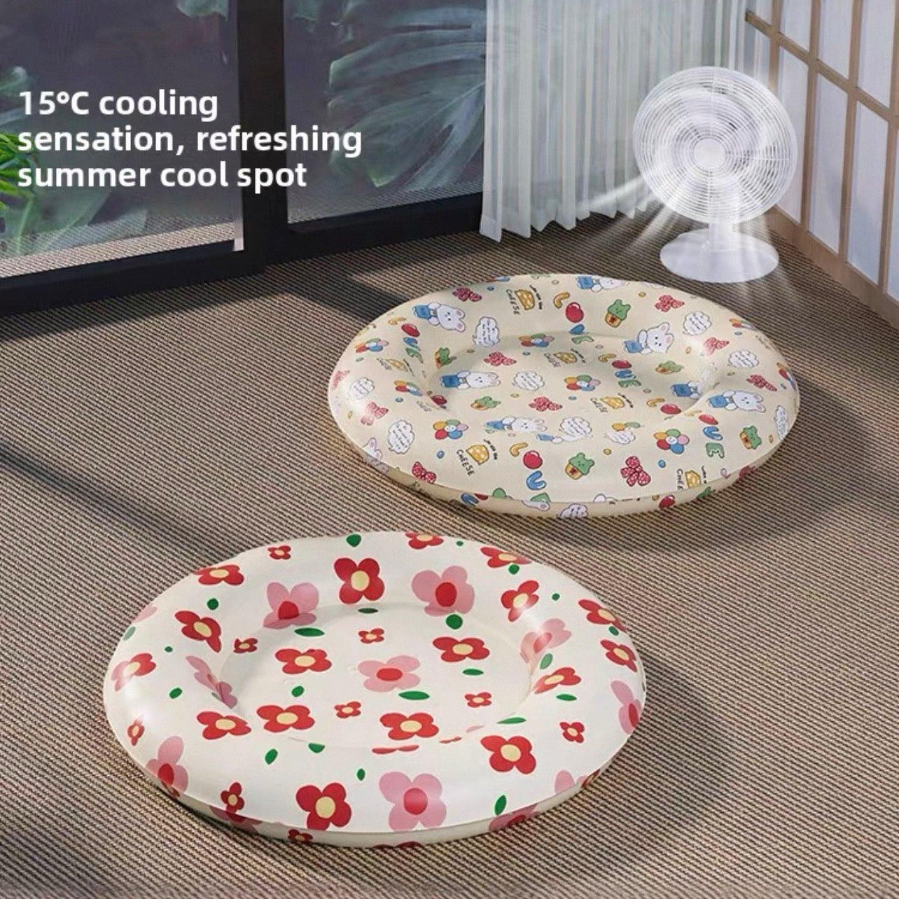 Cama redonda fresca para perros y gatos (54cm)