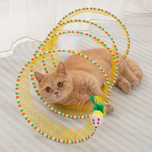 Túnel de juguetes para gatos