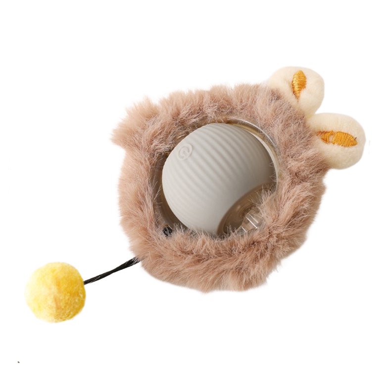 Juguete interactivo para gatos rodante con sensor de movimiento