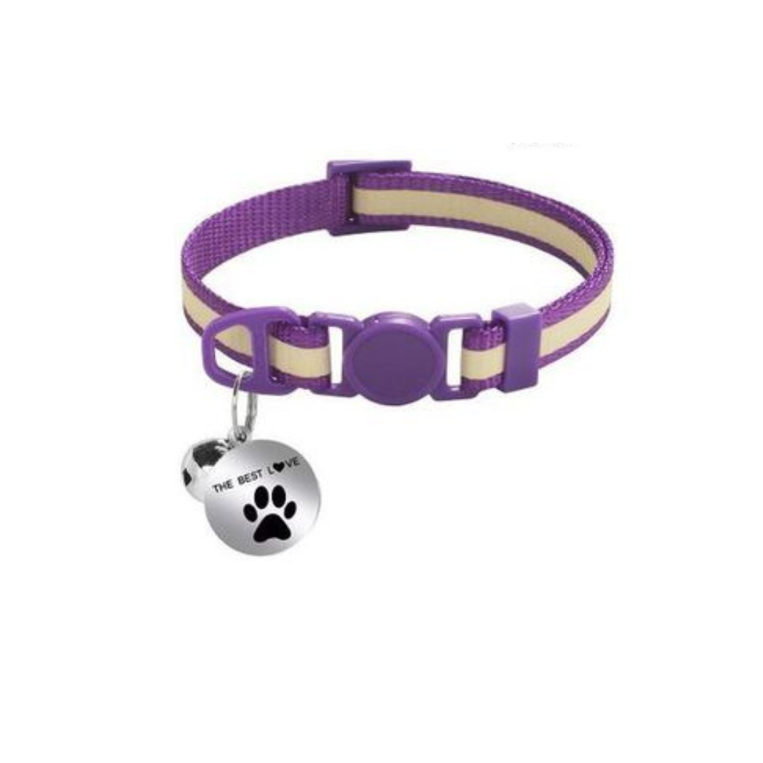 Collar de gato reflectivo con dije