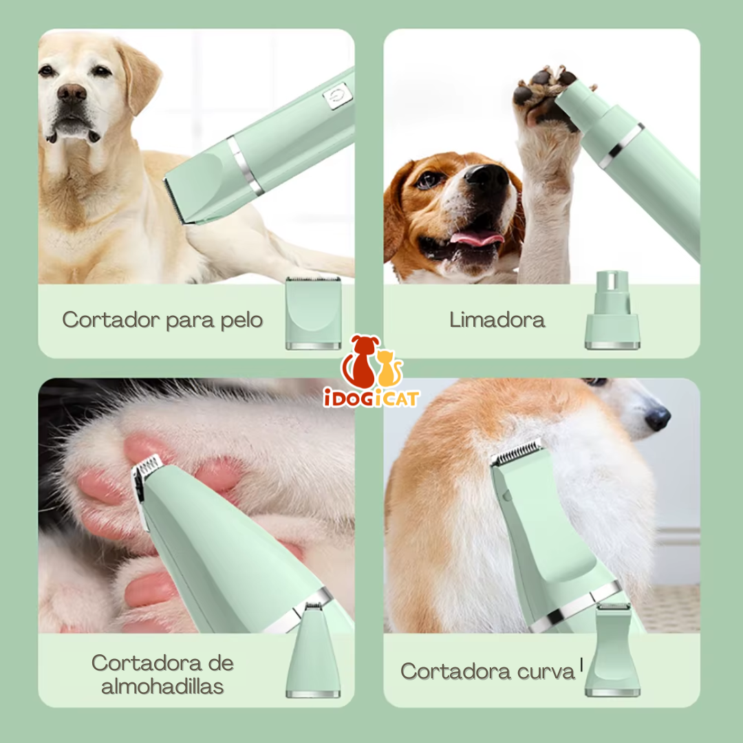 Máquina de afeitar y cortaúñas multifunción