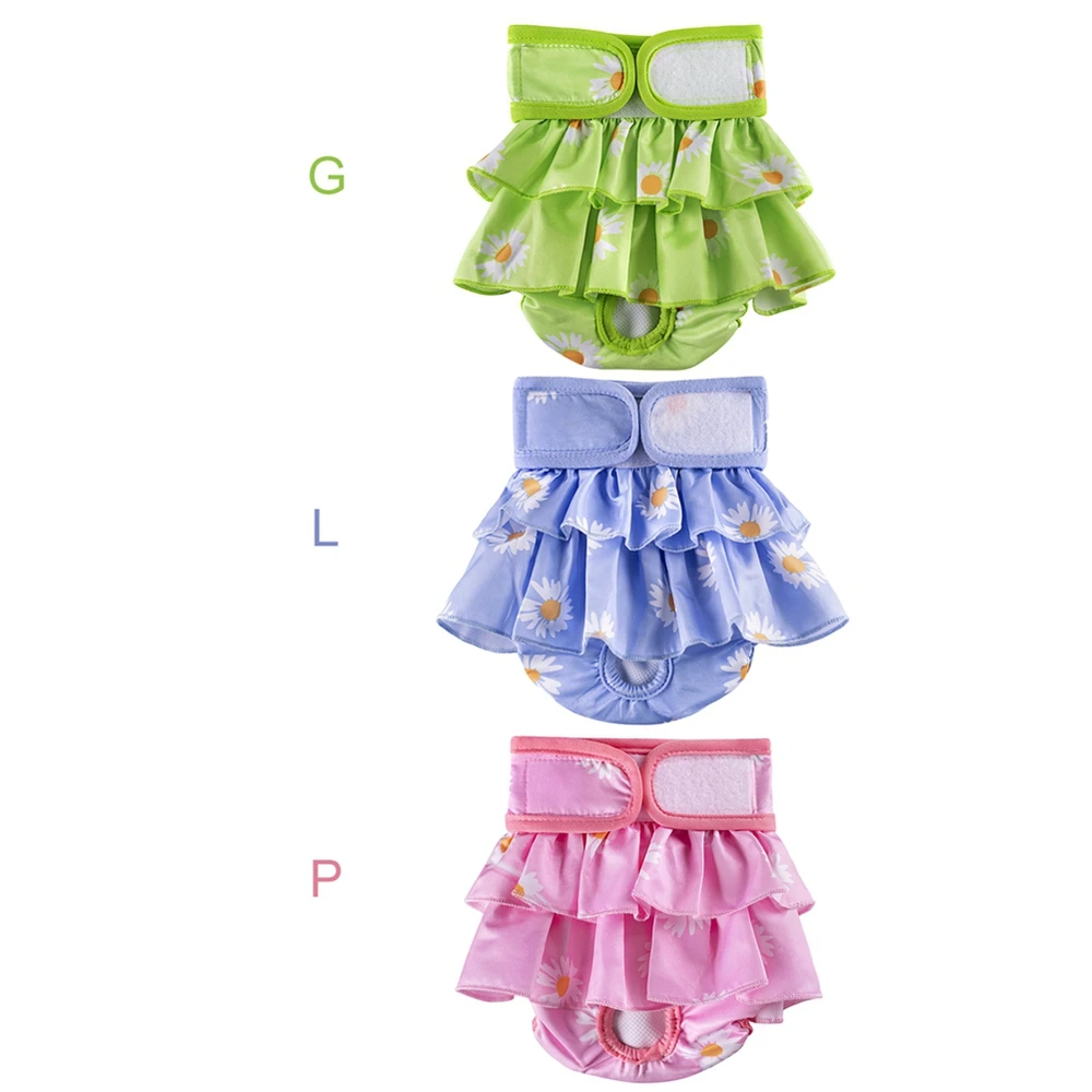 Pañales reutilizables para hembra con faldita
