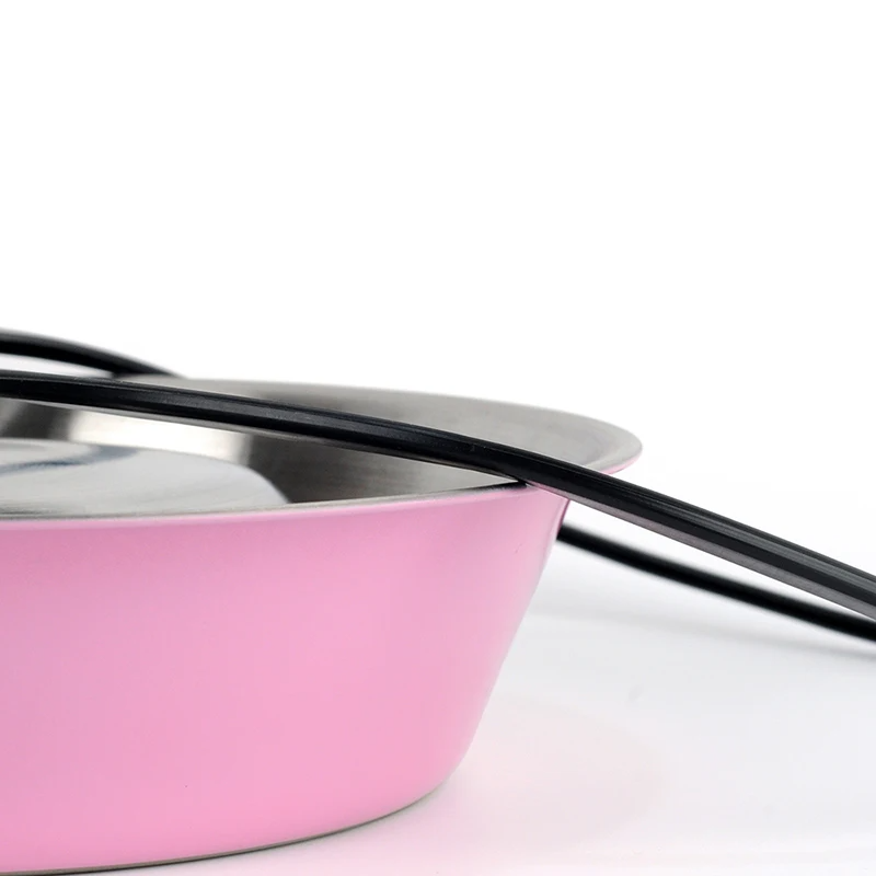 Platos de acero con antideslizante (3 tamaños)