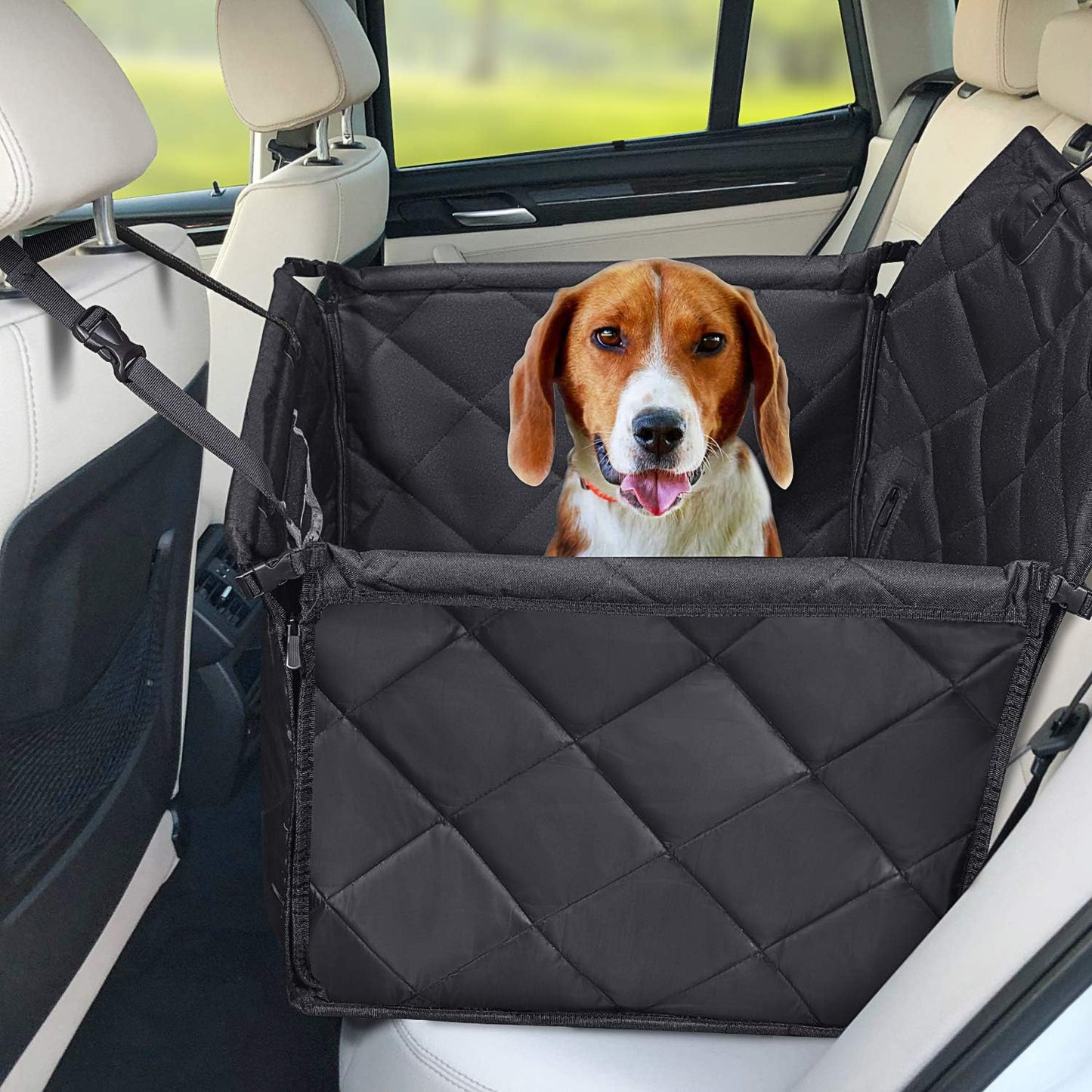 Asiento de carro impermeable para raza mediana y grande