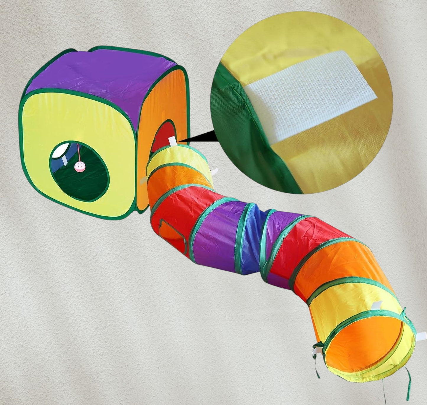 Túnel para gato, conjunto de 3 piezas