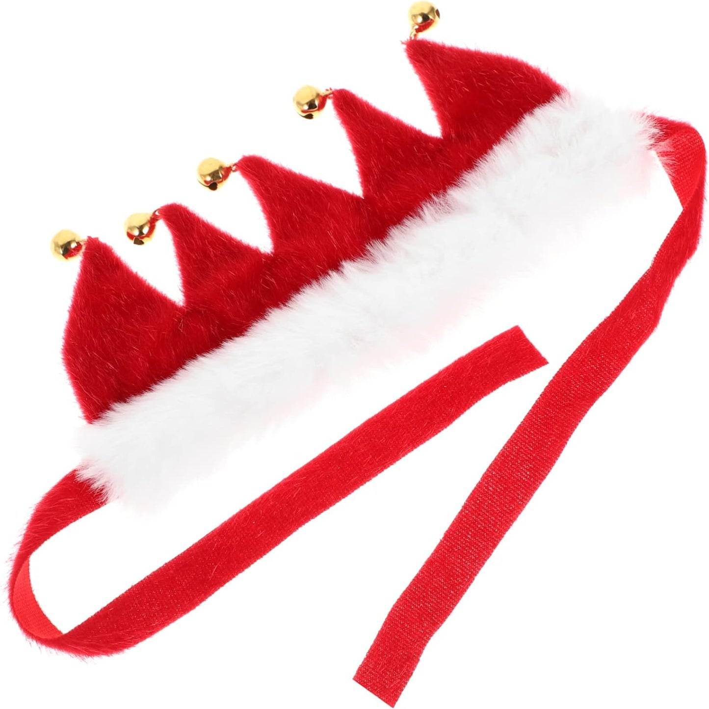 Bandanas navideñas de terciopelo para mascotas (Corona)