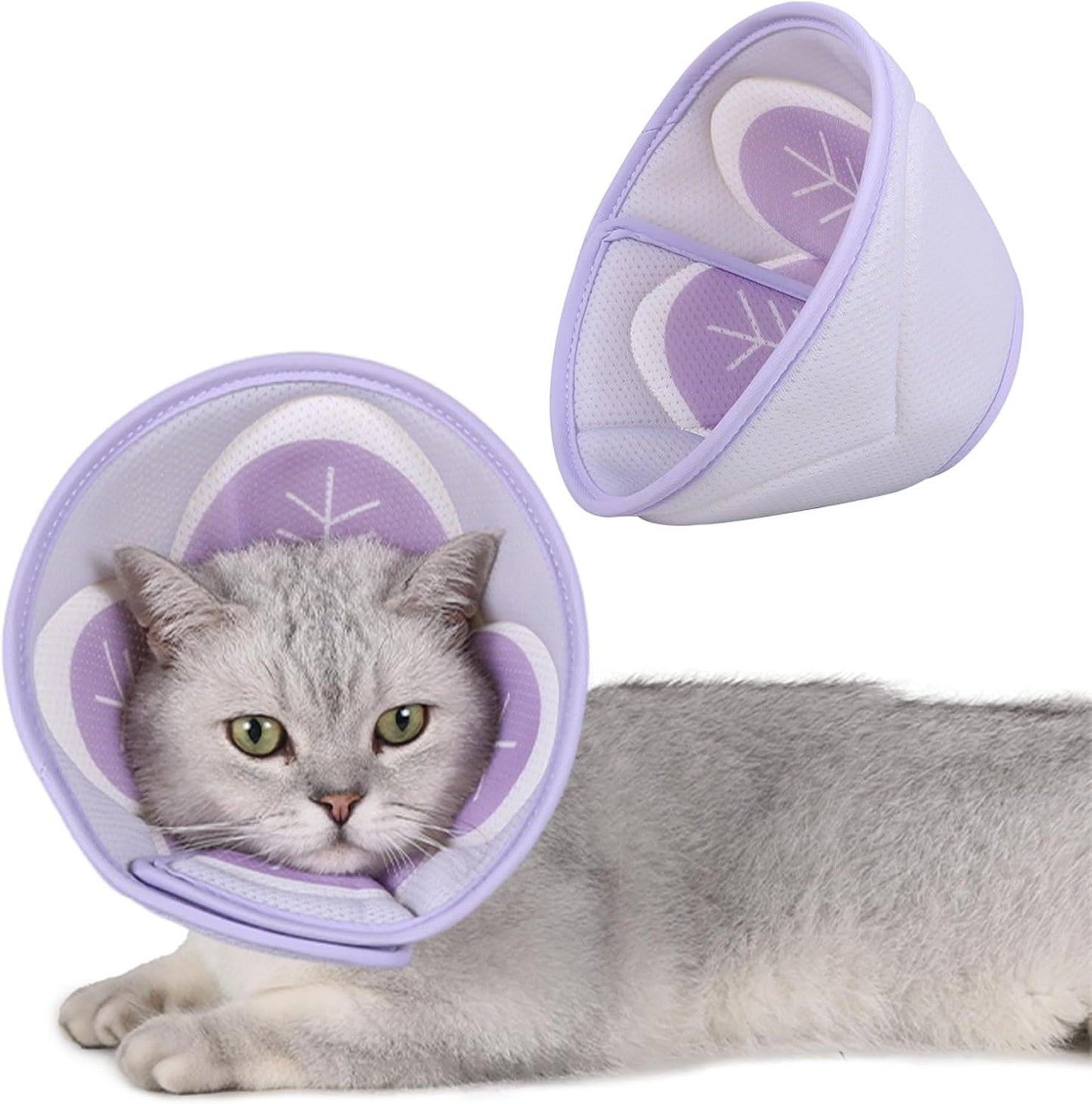 Cono isabelino suave para gatos y perros