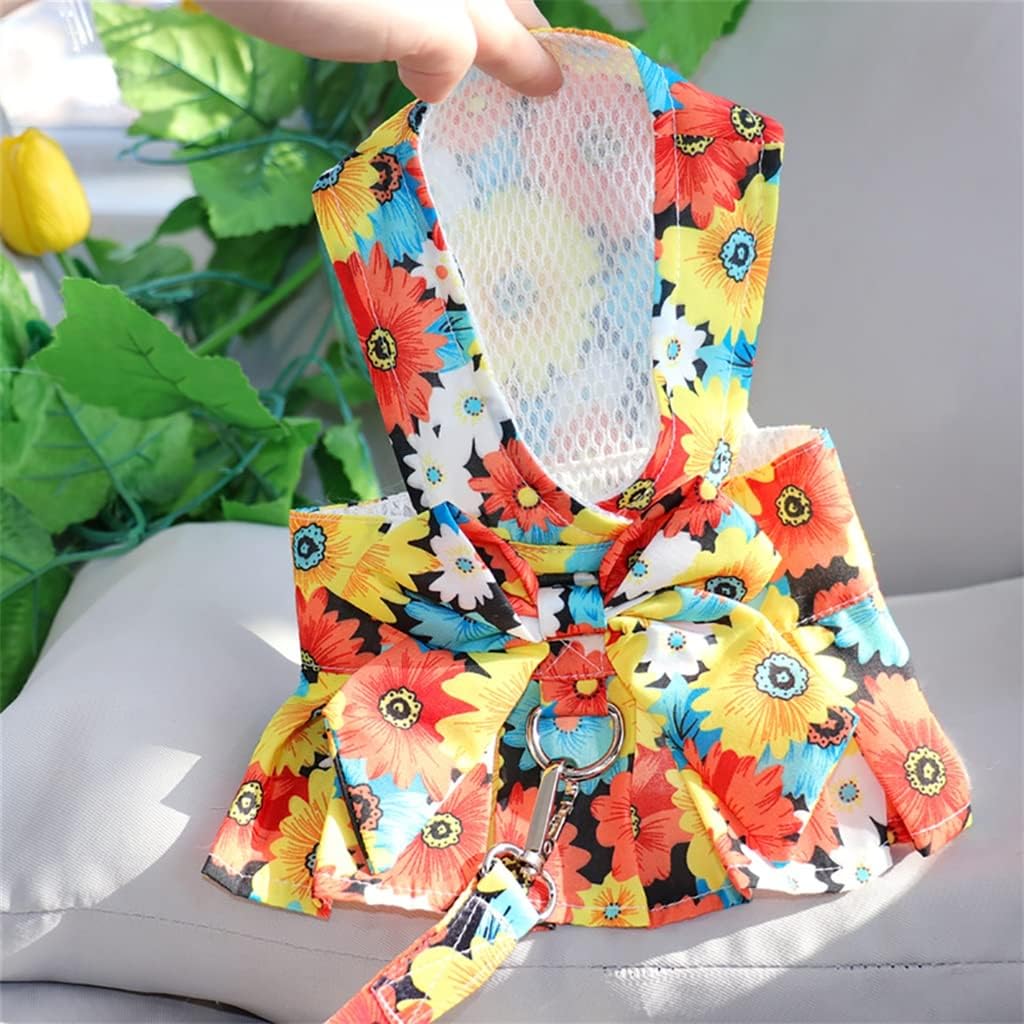 Pechera con lazo estilo floral #1 para mascotas