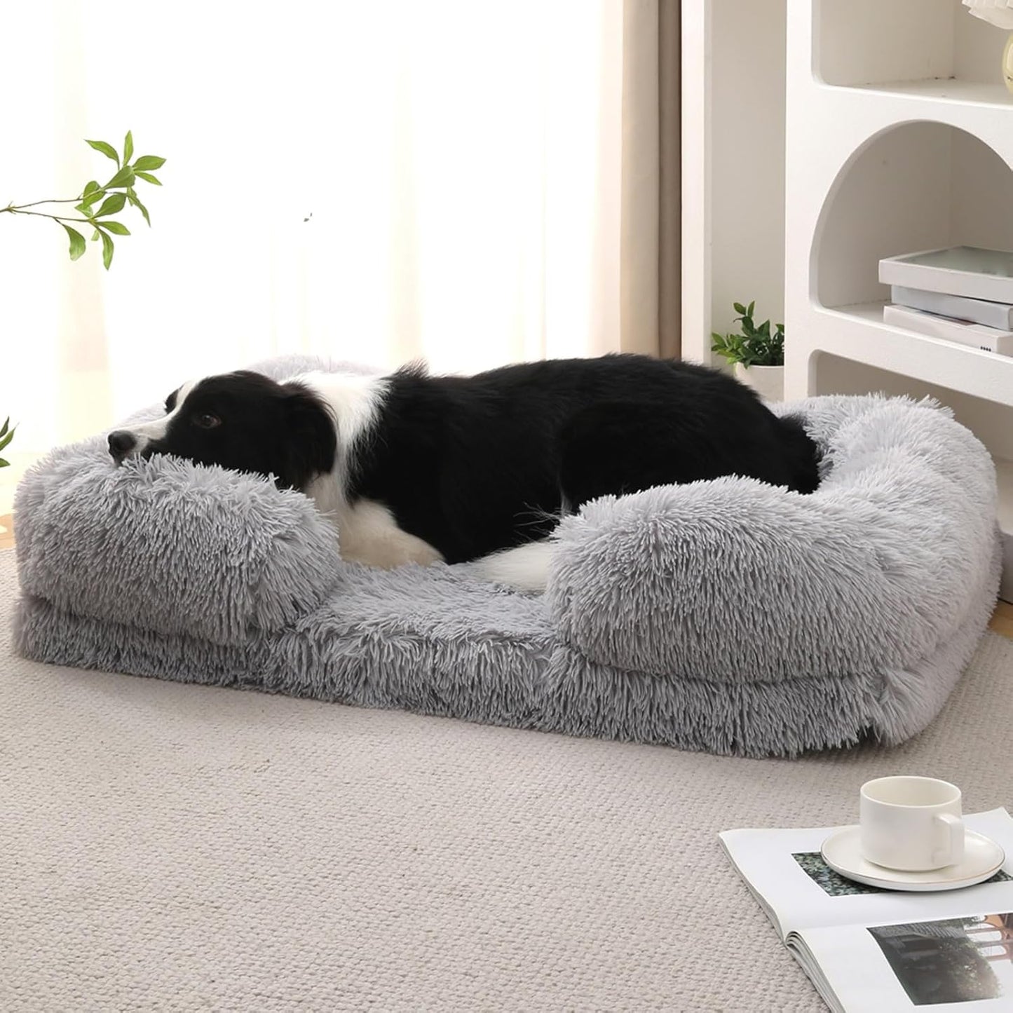 Cama ortopédica e impermeable para perros