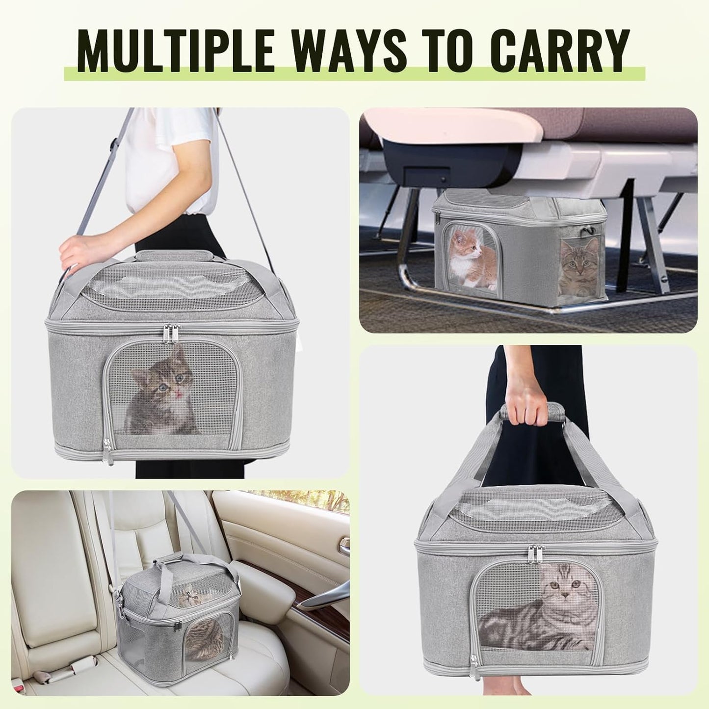 Bolso pequeño transportador para gatos