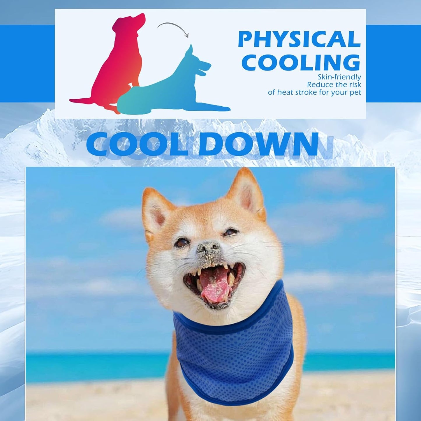 Bandana enfriante para perros