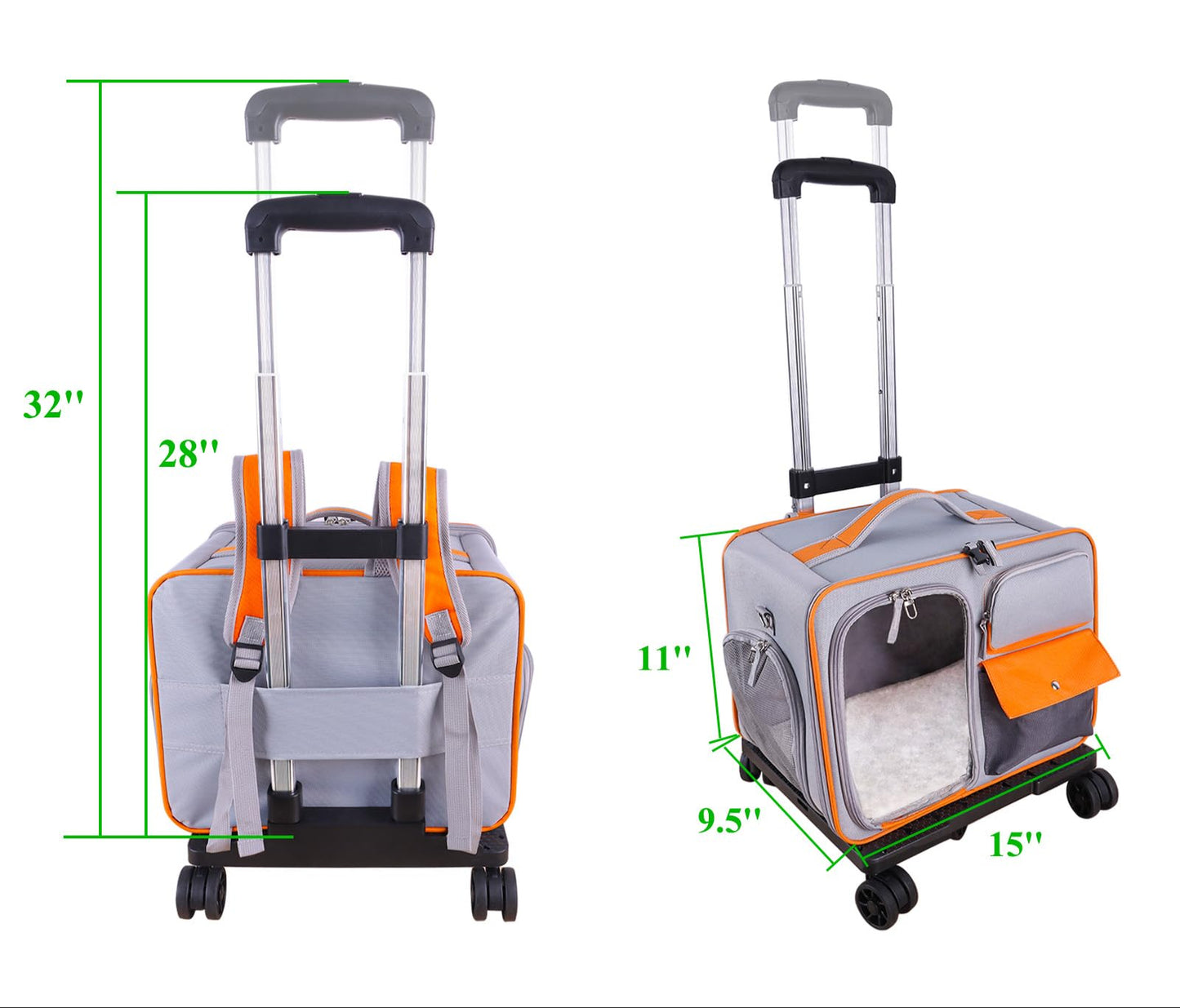 Maleta de ruedas para mascotas M20