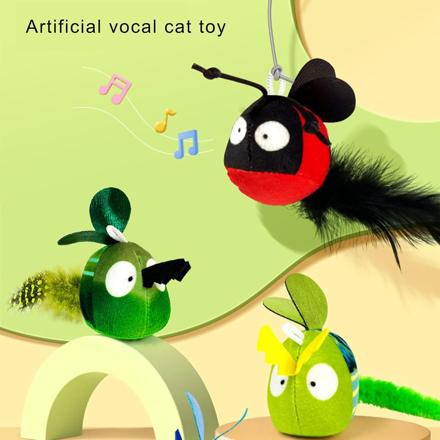 Juguete con Sonido y cuerda para gatos