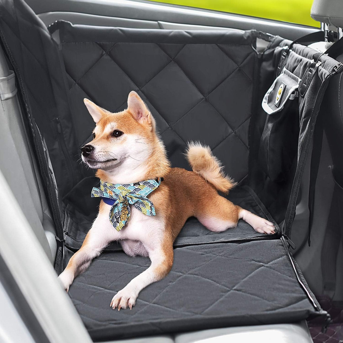 Asiento de carro impermeable para raza mediana y grande