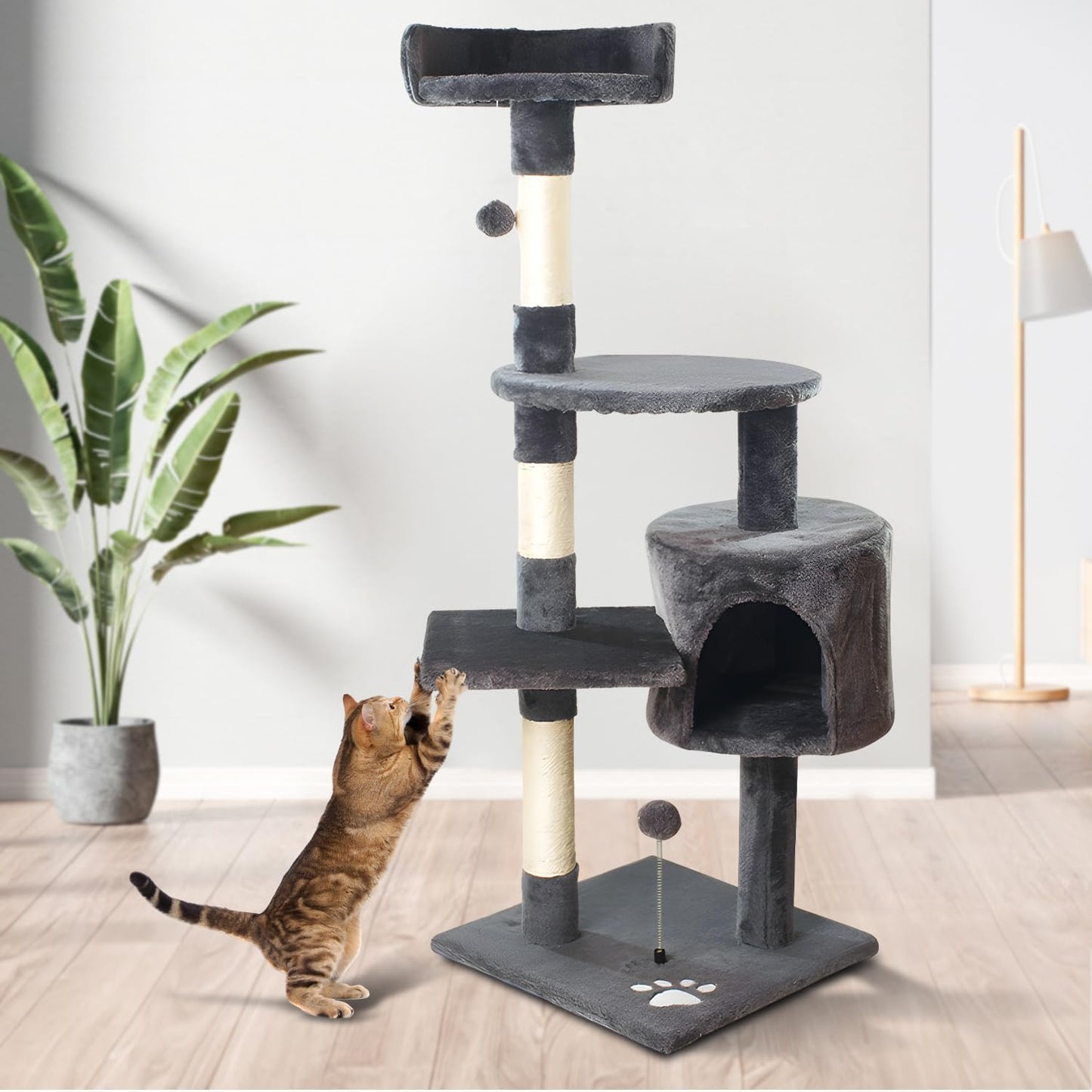 Torre para gatos 116cm MT04