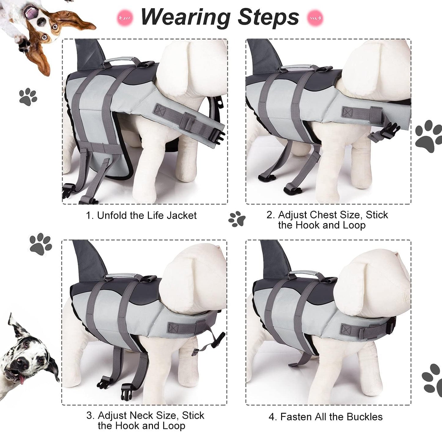 Chaleco salvavidas para mascotas modelo (Flotador) #1