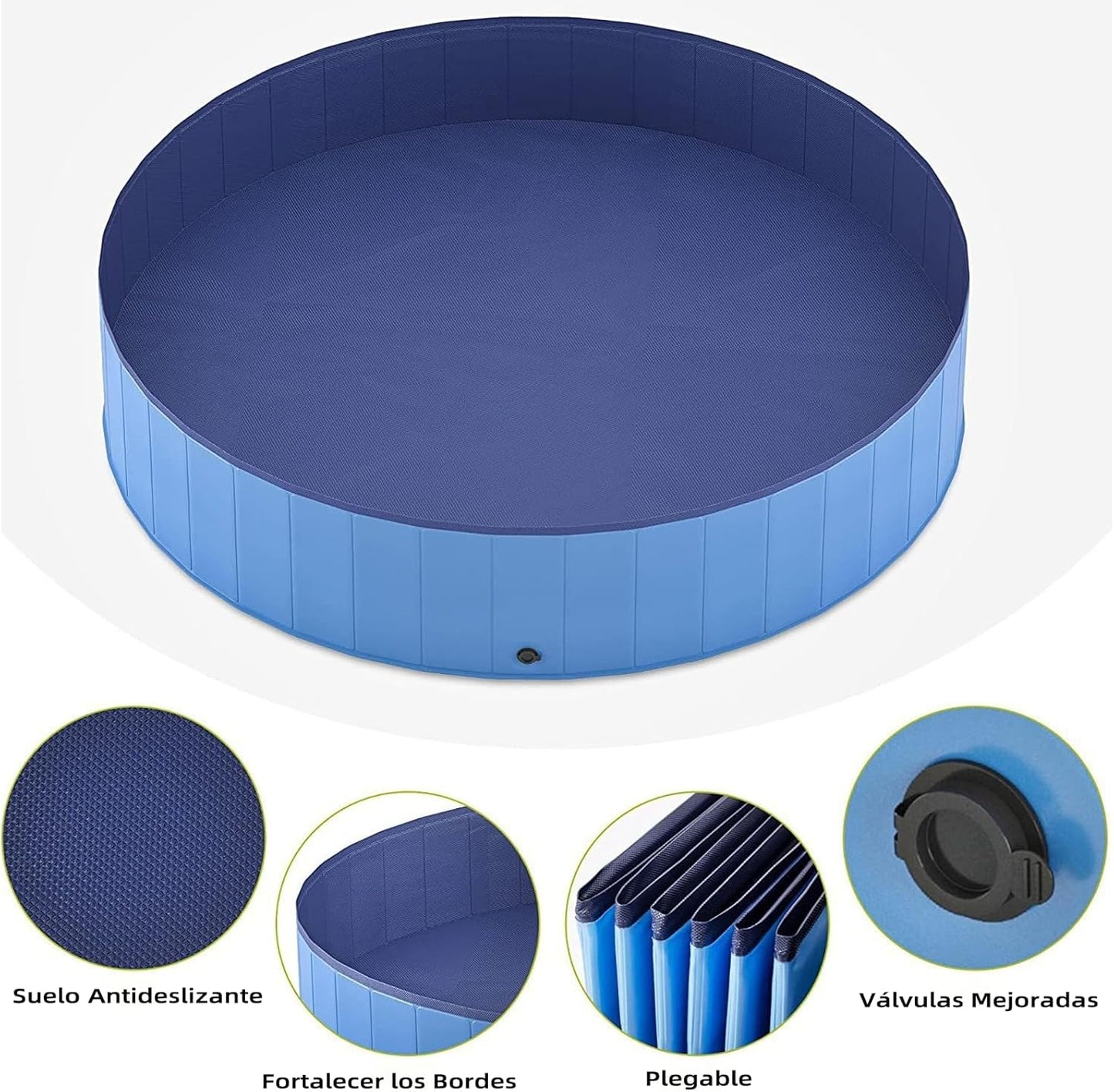Piscina plegable para mascotas (Dos tamaños)