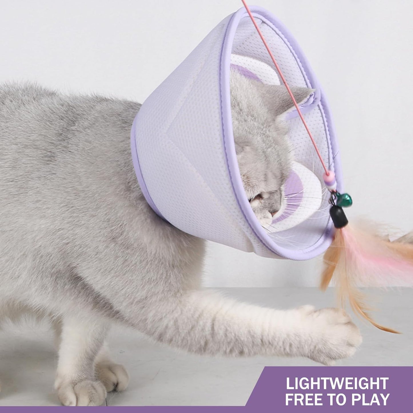 Cono isabelino suave para gatos y perros