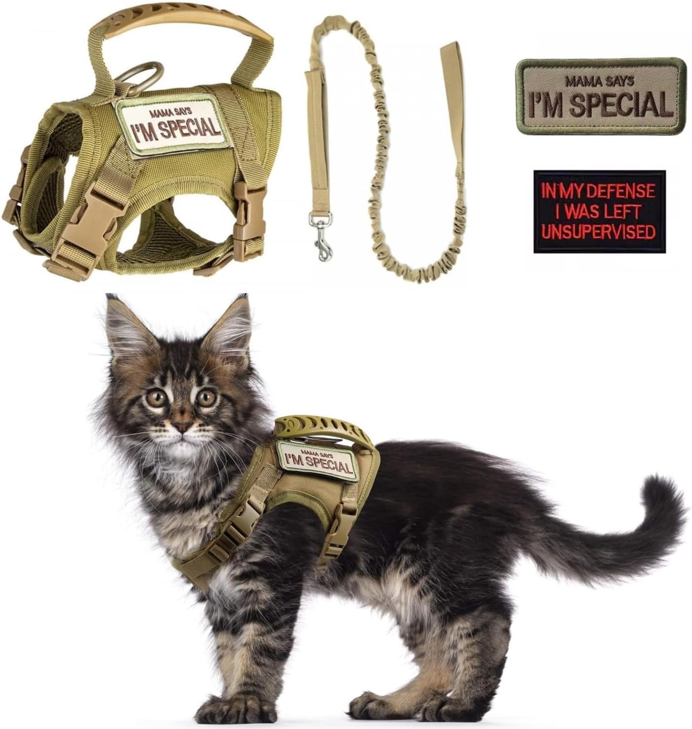 Pechera táctica para mascotas pequeñas
