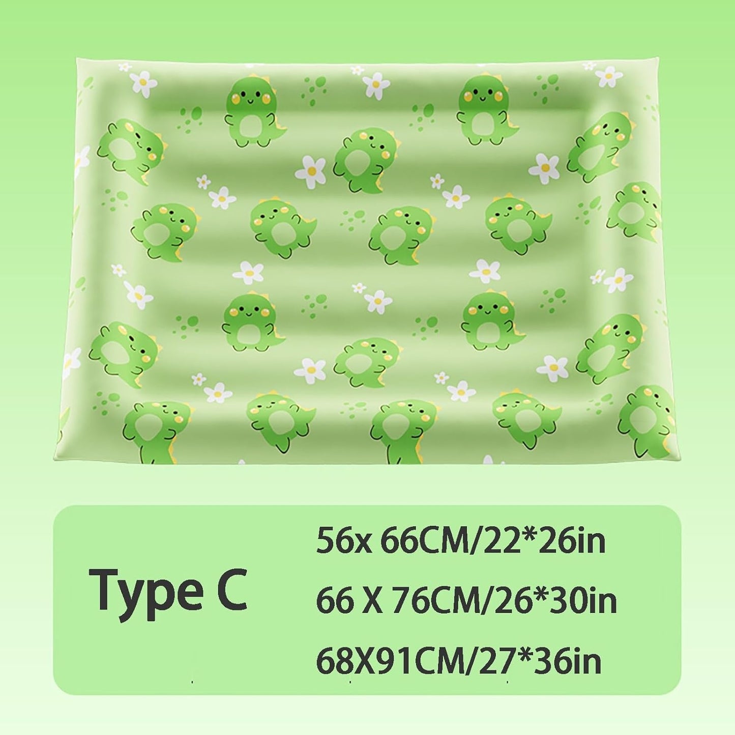 Manta fría estilo cama diseño de dinosaurio 68*91cm