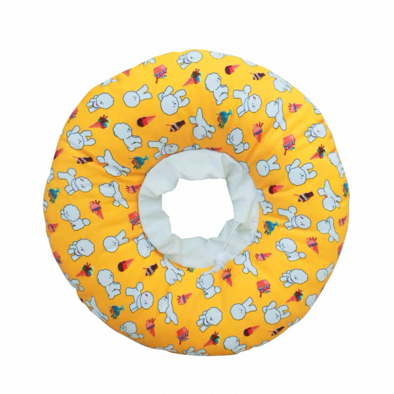 Cono isabelino para perros de peluche impermeable