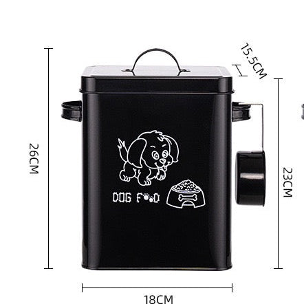 Contenedor de alimento hermético metalico (18*15*23 cm)