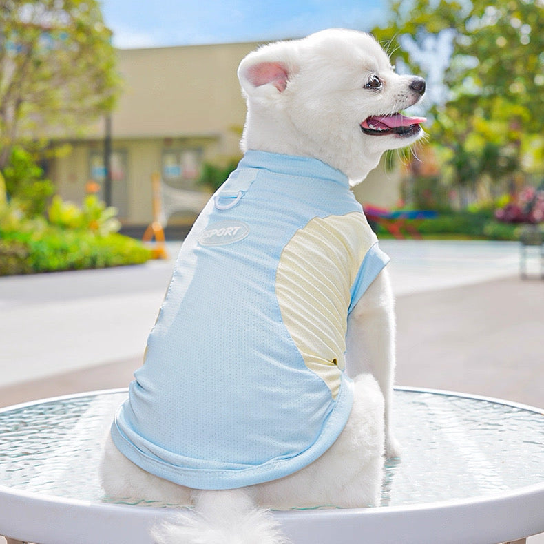 Camisa fresca para mascotas pequeñas, medianas y grandes